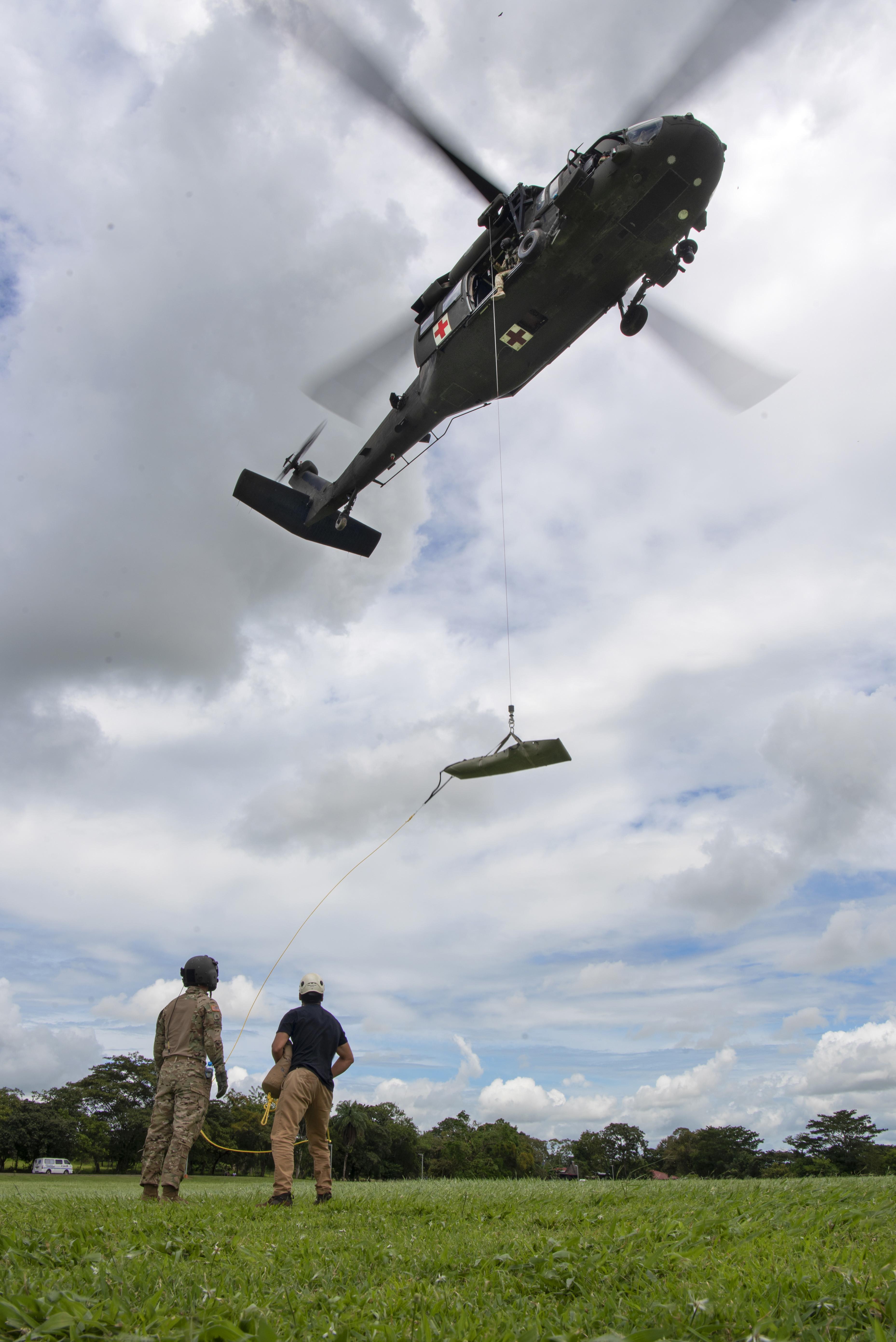 USAAAD, DPAA join forces, conduct live hoist rescue training