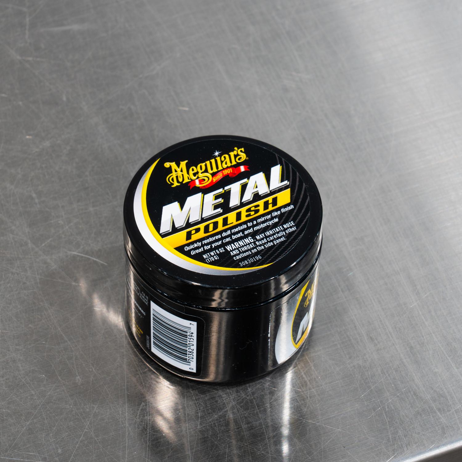 Meguiars Metal Polish 6oz | Aluminum and Chrome Polish