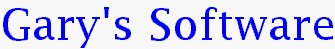 Gary's Software Programs