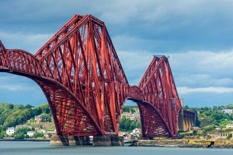 The Forth Rail bridge from South Queensferry, Edinburgh